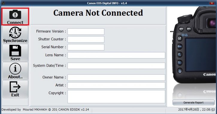 【カメラ ショット数】キヤノンの一眼レフのショット数（シャッター回数）の調べ方｜2018年版（Canon EOS DIGITAL Info